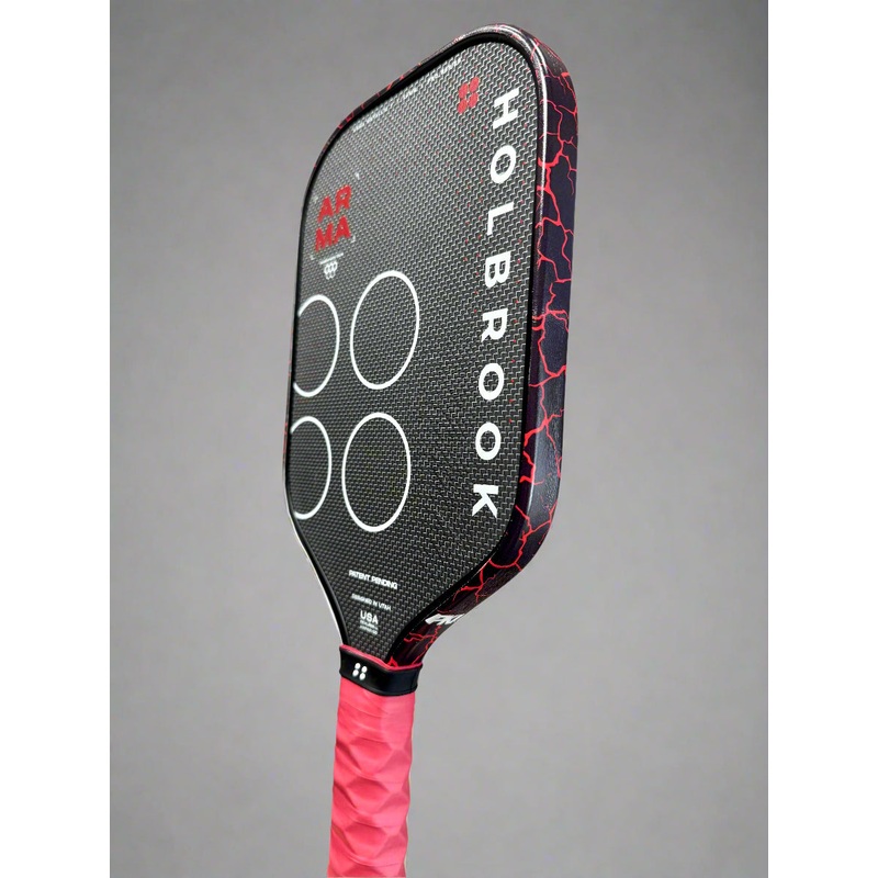 Custom Holbrook  ARMA Metallic Pickleball Paddle – Red Magma