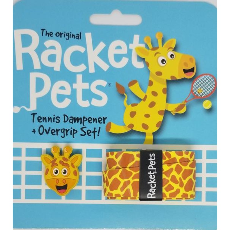 Racket Pets Giraffe Overgrip & Dampener Set