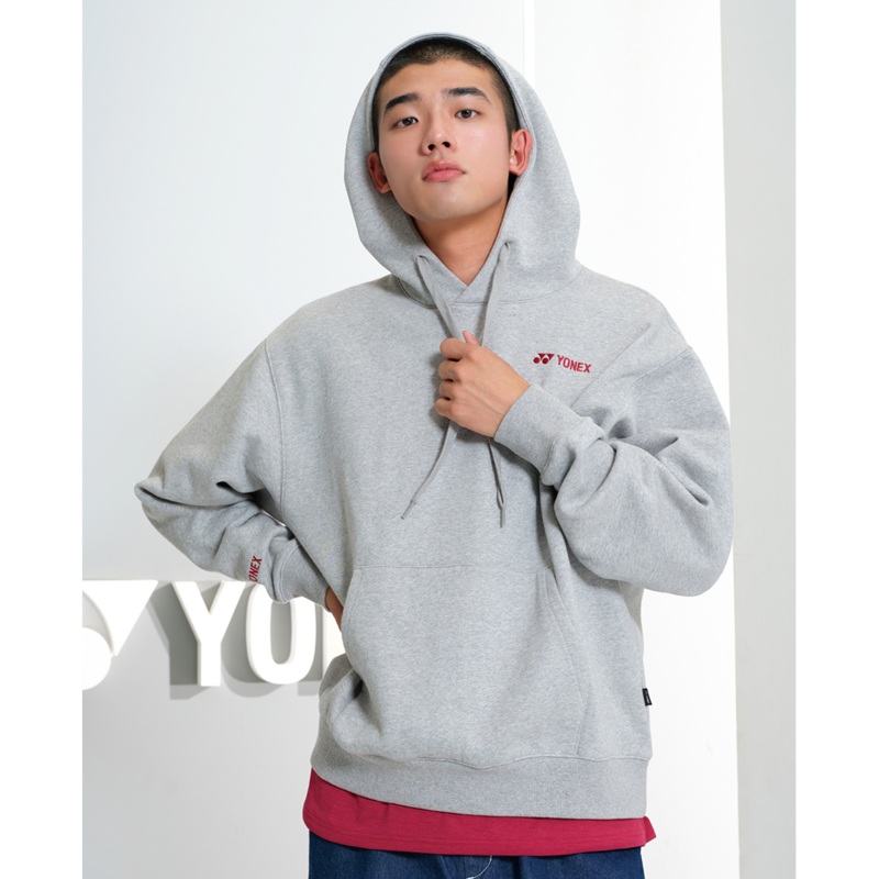 YONEX UNI Hoodie 243TH001U (OVER FIT) MELANGE GRAY 85(XS)