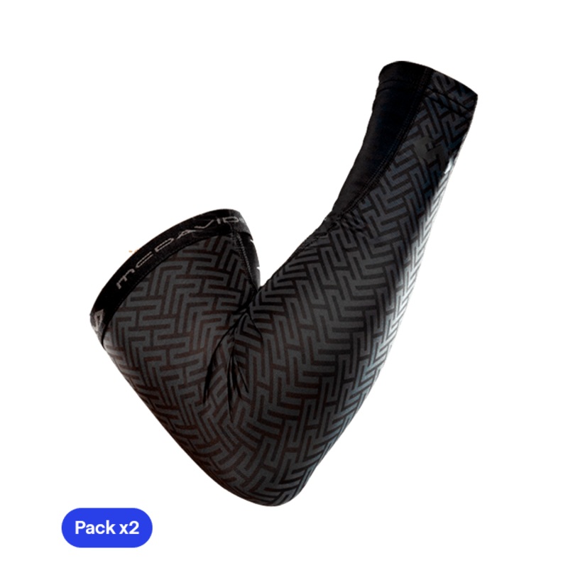 McDavid Black Compression Sleeves (x2)
