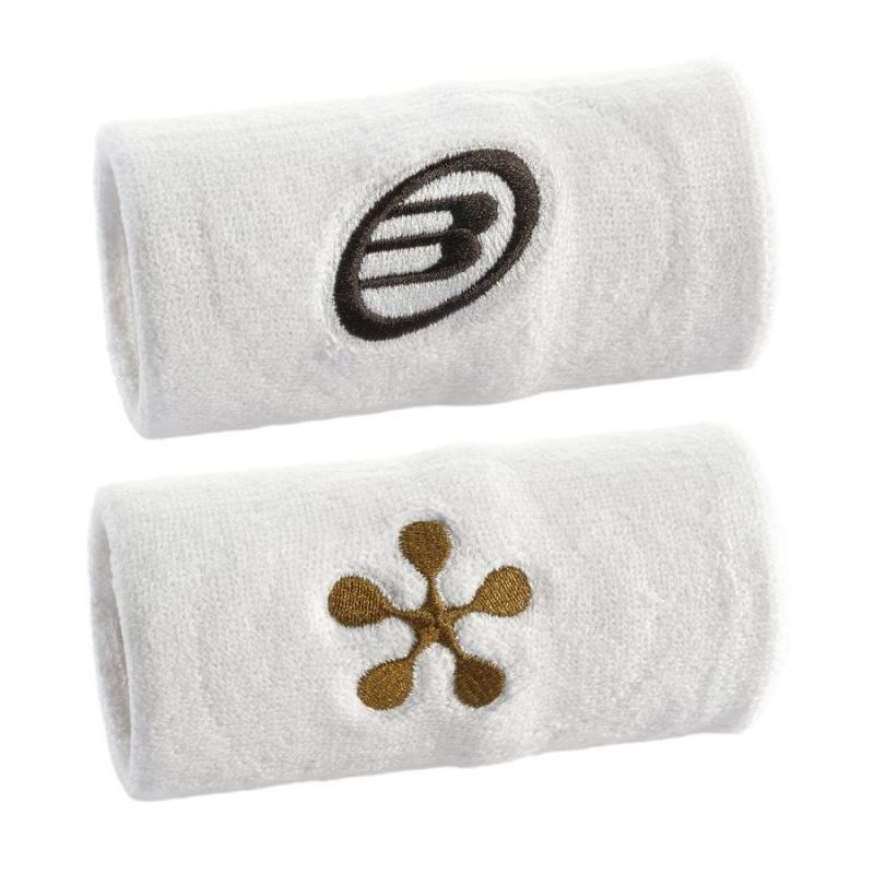 Muequeras Bullpadel Premier Padel BPMU2507 Blanco Piedra 2 Unidades