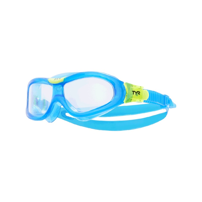 TYR Kids’ Orion Swim Mask Clear/Blue