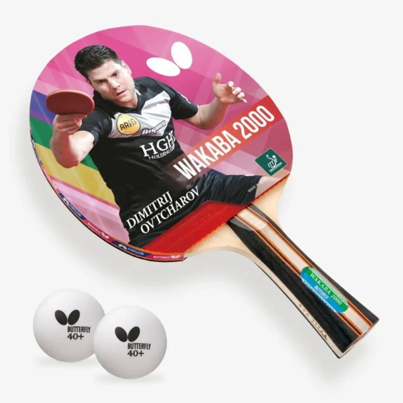 WAKABA 2000 TABLE TENNIS RACKET BUTTERFLY | KIBI SPORTS