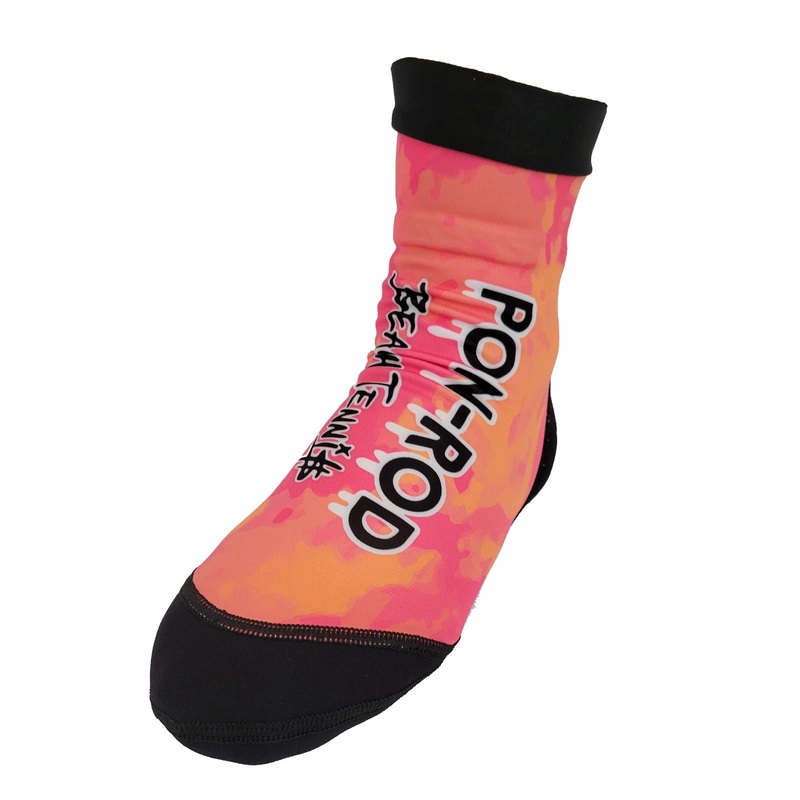 PON-ROD Black, Pink, Orange Sand Sock