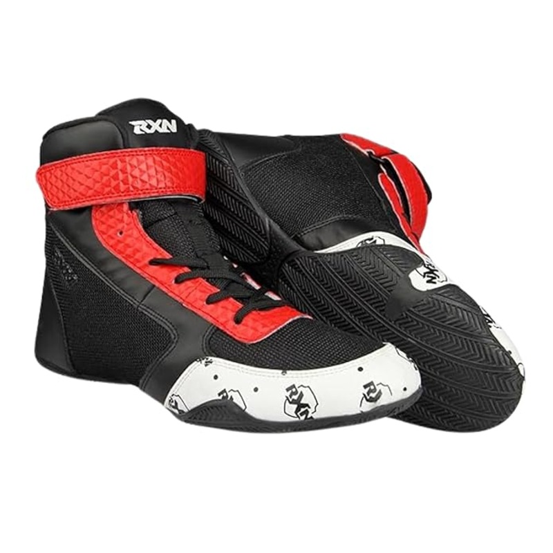 RXN Low Cut Boxing Wrestling Shoes | Kibi Sports Black 5