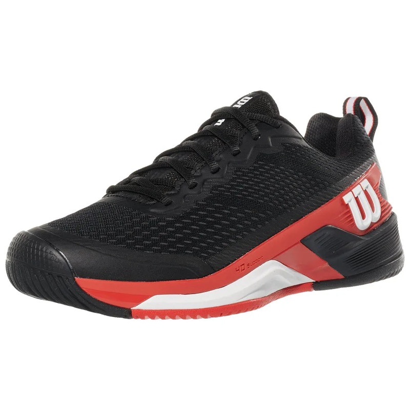 Wilson Rush Pro 4.5 Men’s Tennis Shoes [Black/Red/White]