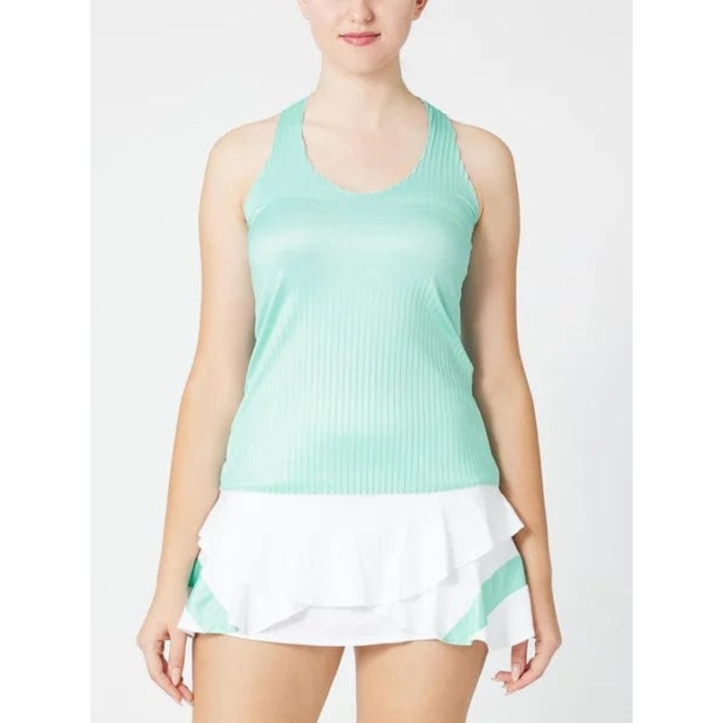 Women’s K-Swiss Pleated V-Neck Tennis Tank Top Small