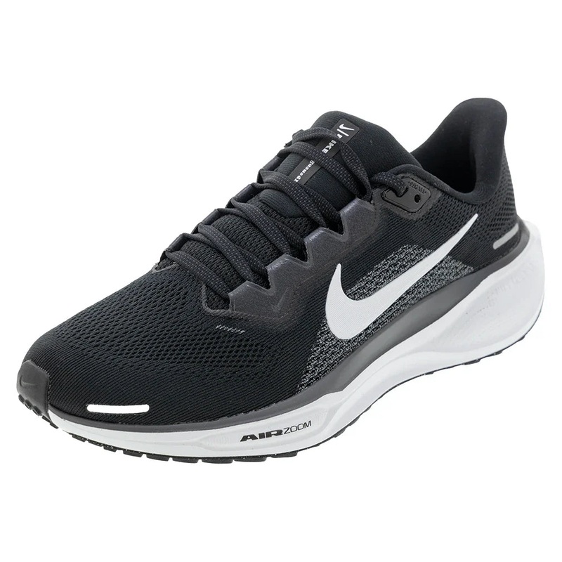 Women`s Pegasus 41 Running Shoes Black and White