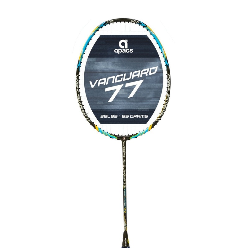APACS Vanguard 77 Badminton Racket Black