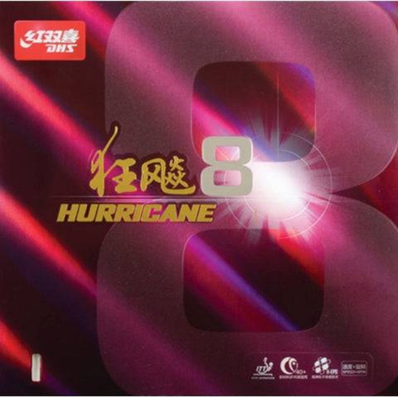 DHS Hurricane 8 Medium 40 Degree Hardness – Inverted