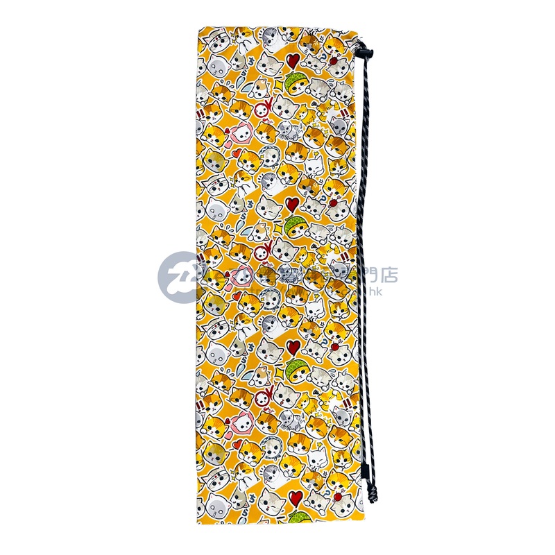 Handmade Water Resistant Racket Case (Yellow Many Cats 405) Yellow Many Cats 405