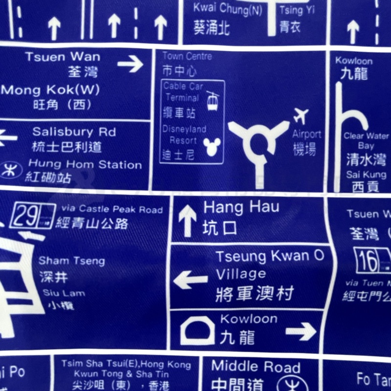 Handmade Water Resistant Shoes bag (Hong Kong’s iconic road signs 308) color snoopy 224