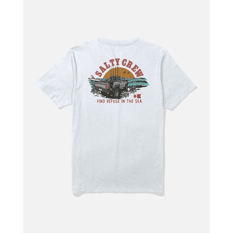 Salty Crew Men’s Lifted Premium SS Tee White Small