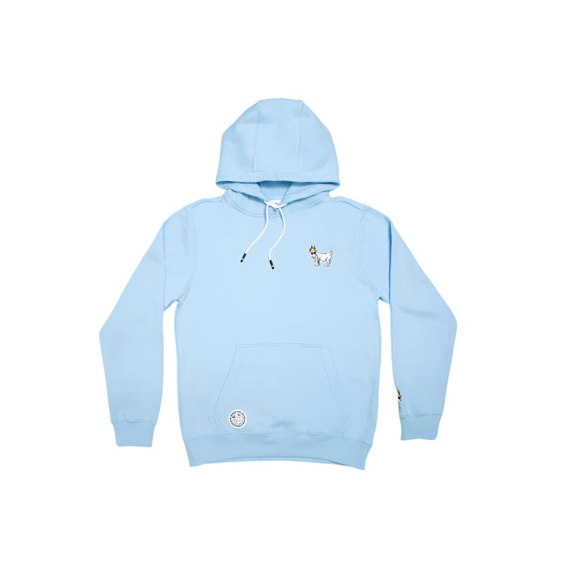 Goat USA Adult Hooded Sweatshirt Carolina Blue Adult XSmall