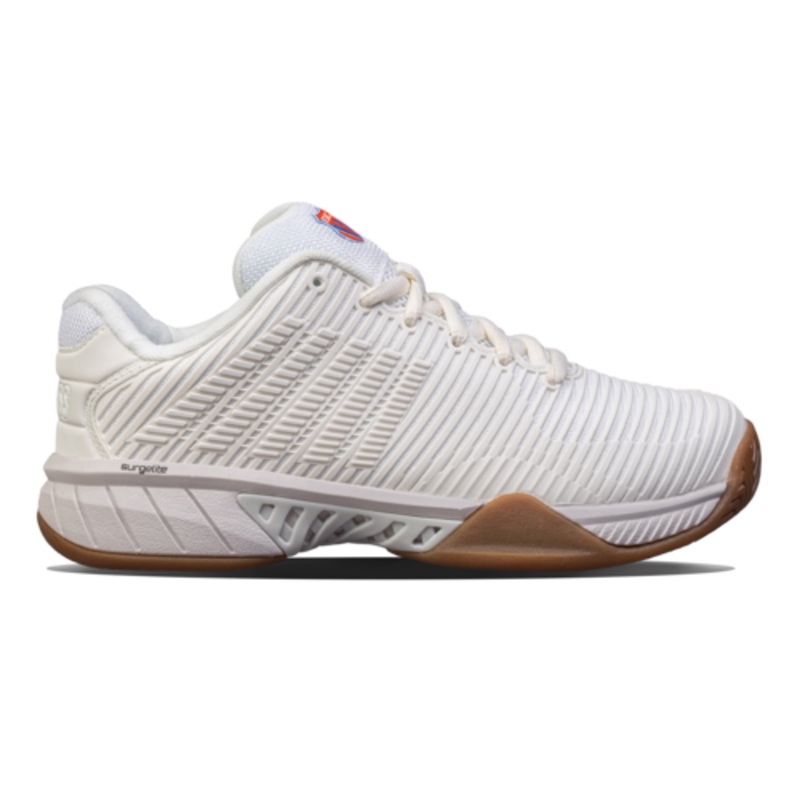K-Swiss Women’s Hypercourt Express 2 Indoor Bright White/Gum-954 6 Medium