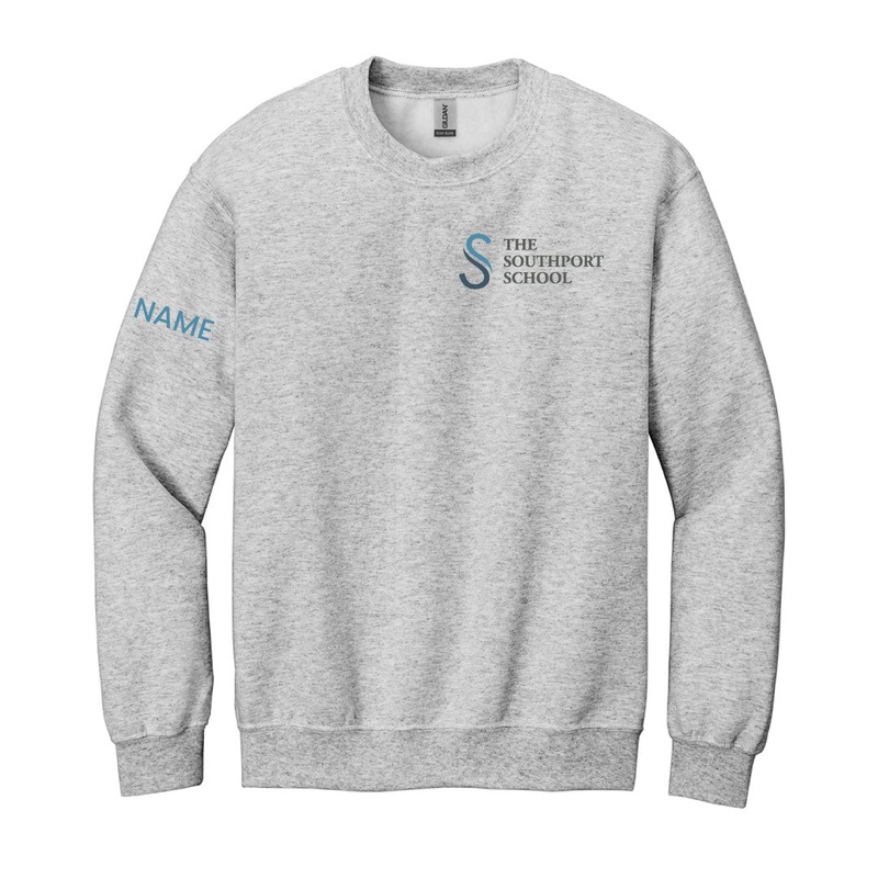 The Southport School Grey Crewneck Sweatshirt Adult S