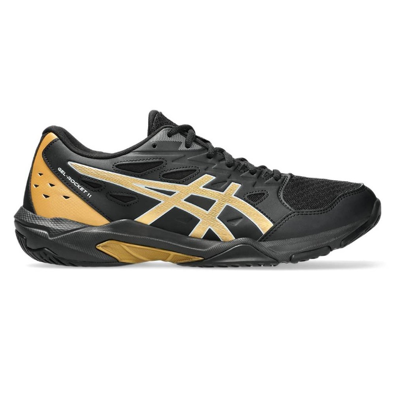 Asics Gel Rocket 11 Men’s Indoor Court Shoe (Black/Piedmont Grey)