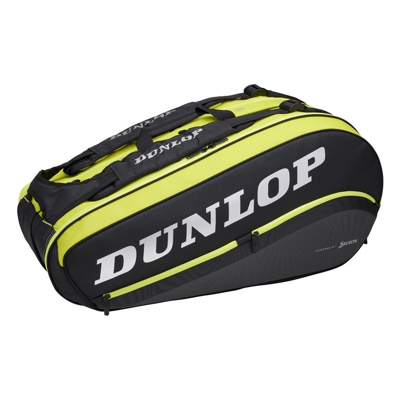 Dunlop SX Performance 8 Tennis Racket Thermo Bag – Black/Yellow