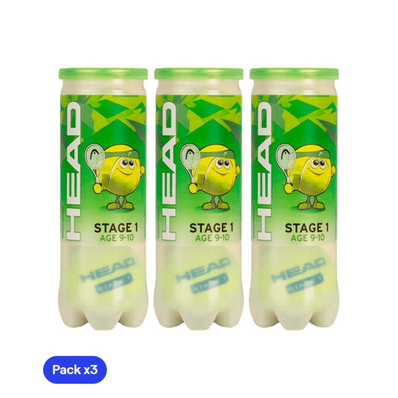 HEAD Stage 1 Balls (Pack x3)