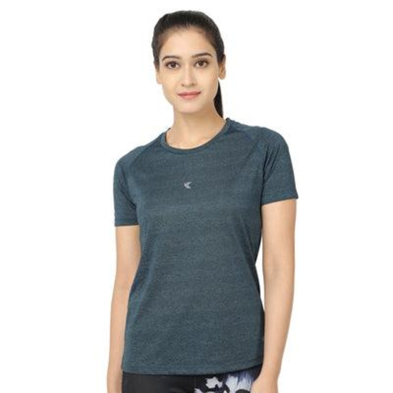 Kronos Raglan Grindle Striper | Women’s | Intense Aqua | KIBI Sports S