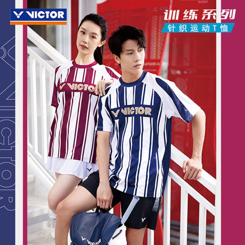 VICTOR Unisex Sports T-shirt T-50039 Beet Red S