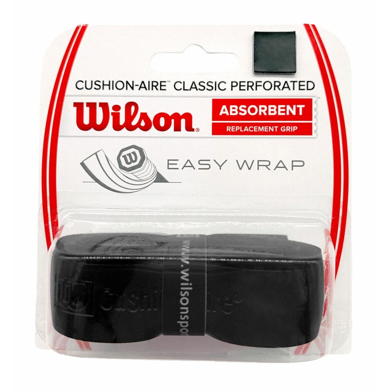 Wilson Cushion Aire Classic Perforated Grip (Single) Black