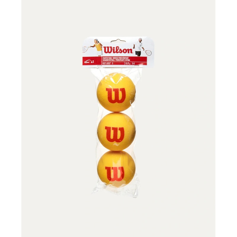 Wilson Starter Foam (WRZ258900) Yellow 3Pack YELLOW 3 Pack