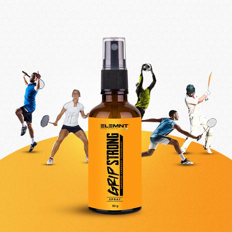 GripStrong Advanced Handgrip Spray Sports Skin Care Elemntlife | Kibi Sports 50ml