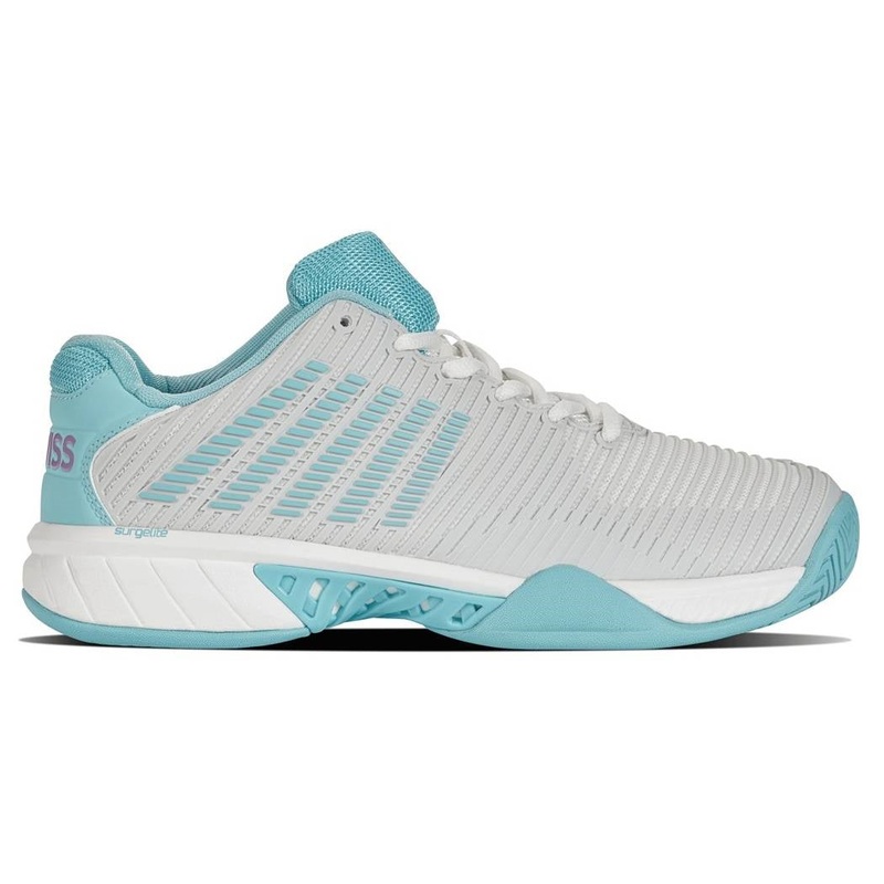 K-Swiss Hypercourt Express 2 Women’s Tennis Shoe(Brilliant White/Angel Blue)