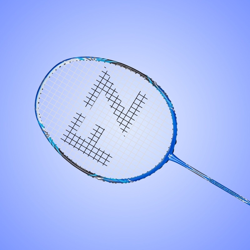Light 10.1 Strung Badminton Racket (Blue Fish)- 4U/G5 Fz Forza | Kibi Sports 4U