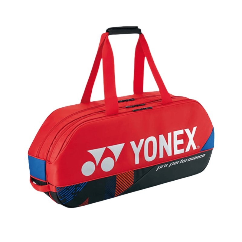 YONEX Pro Badminton/Tennis Tournament Bag (6pcs) BA92431WEX – Scarlet Red