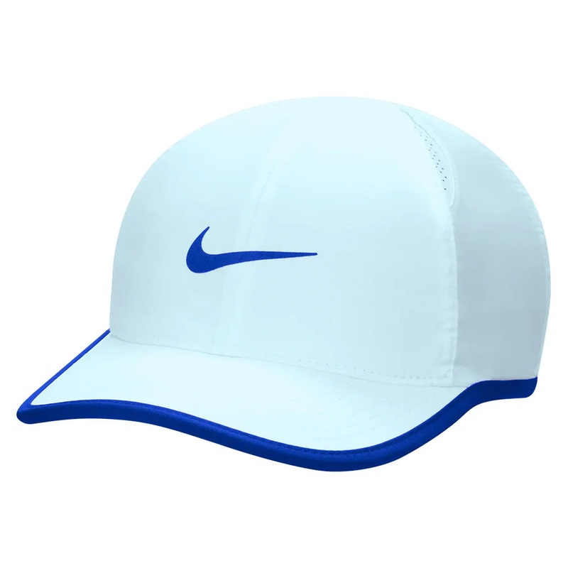 Juniors’ Dri-FIT Club Featherlight Tennis Cap Glacier Blue and Deep Night