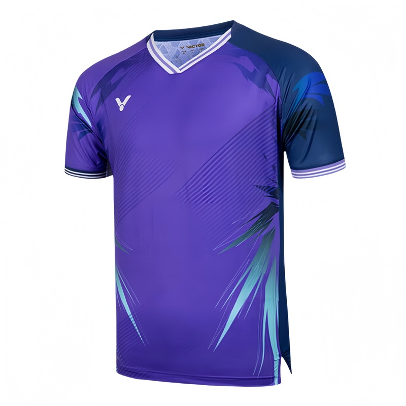 VICTOR Tournament Series (LZJ Exclusive) Unisex T-Shirt T-50007-J Purple ASIA M (170/84Y)