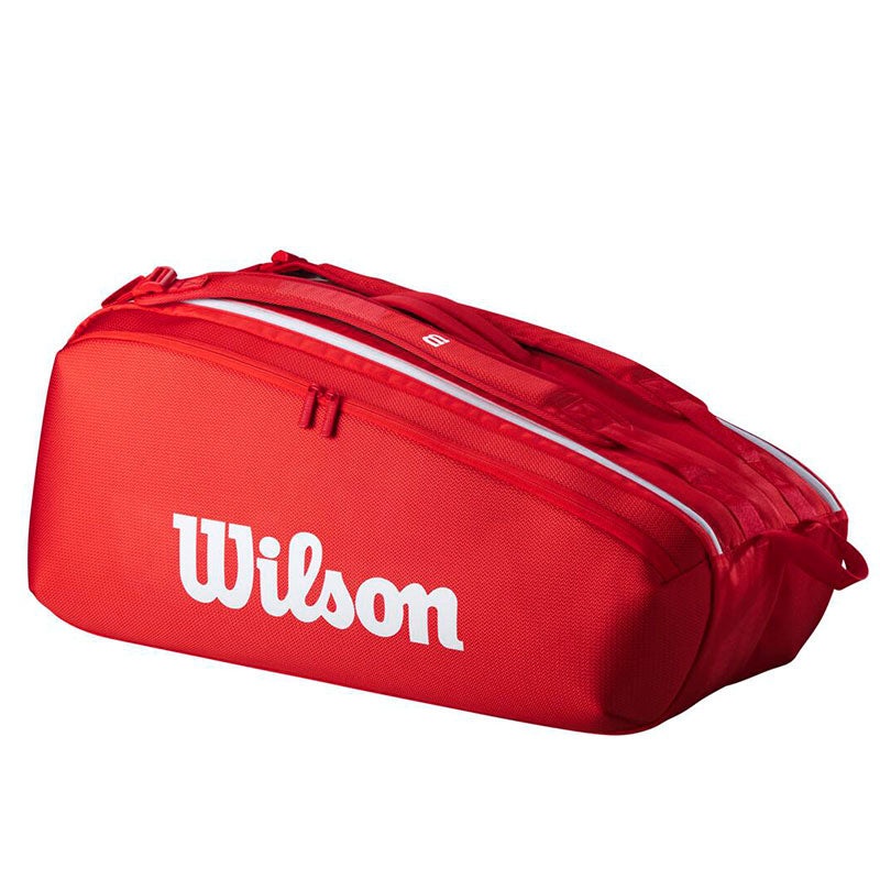 Wilson Super Tour Red 9 Pack Tennis Bag 2025