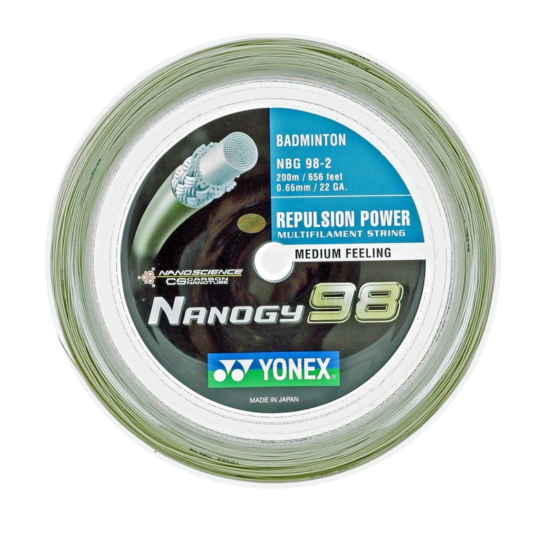 Yonex Nanogy BG 98 Badminton String Reel (Cosmic Gold)