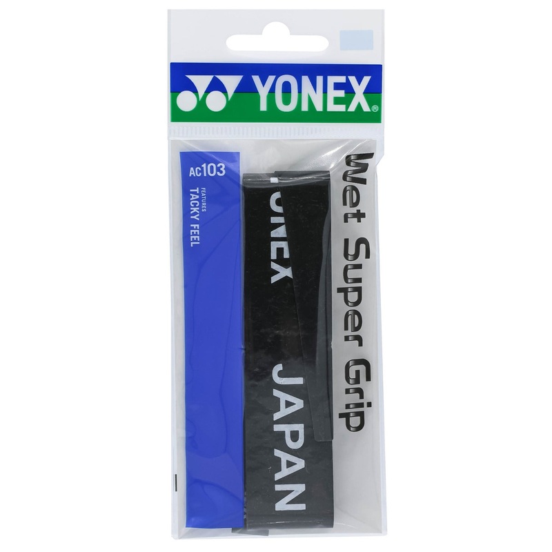 Yonex Wet Super Grip, Japan exclusive design AC103 YOX00038 Black