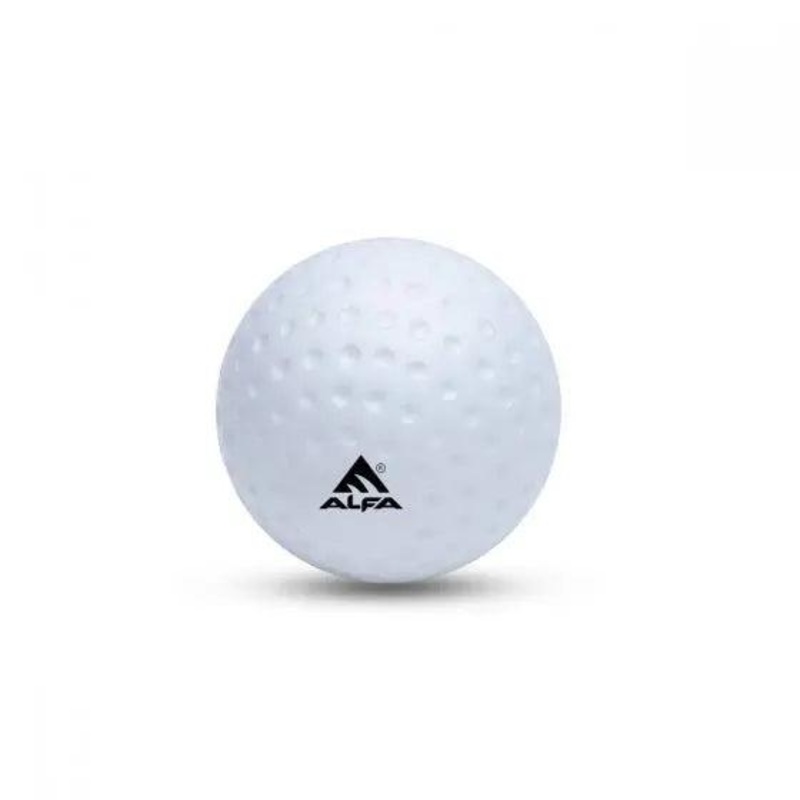 ALFA Hockey Turf Ball Dimple Hollow (Pack of 6) | KIBI Sports White