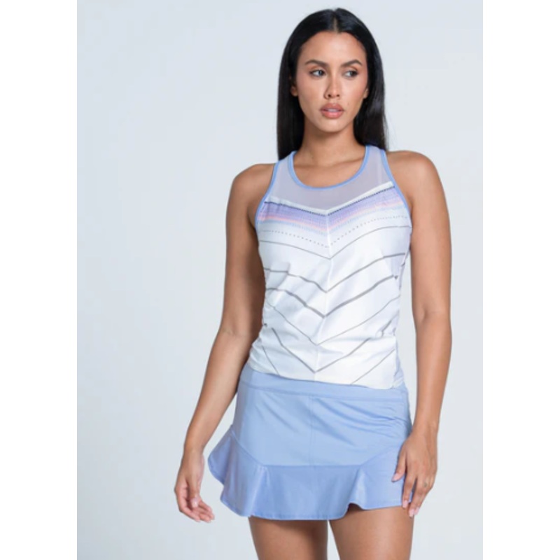 Lucky in Love Lavender Love Tie Back Tank Small