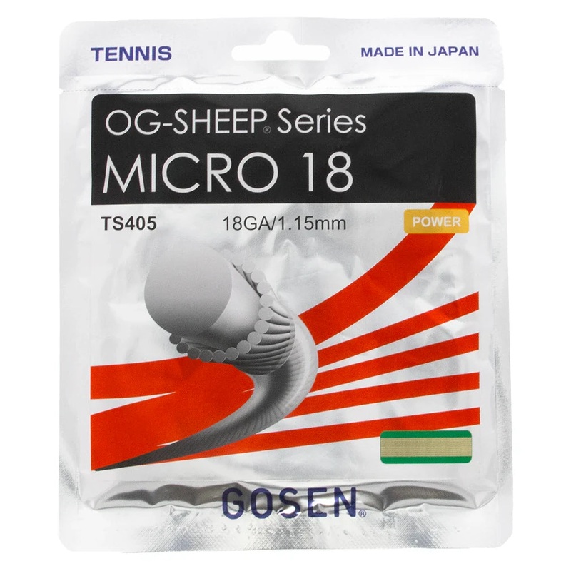 OG-Sheep Micro Tennis Strings 18g 1.15mm