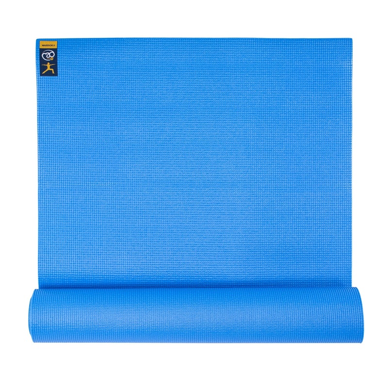 Fitness Mad Warrior II Yoga Mat 4mm LIGHT BLUE LIGHT BLUE 0000