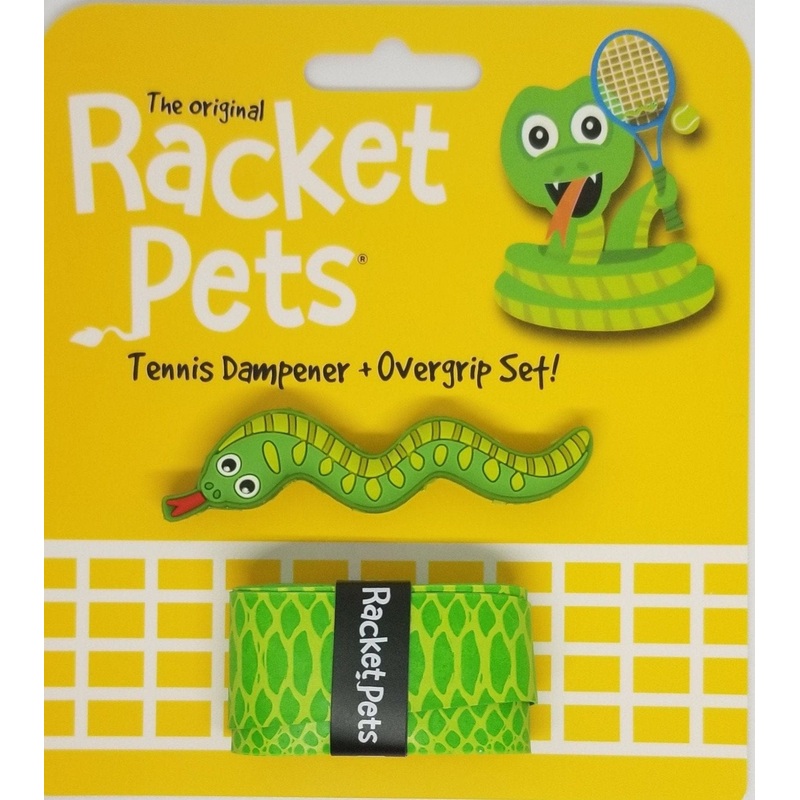 Racket Pets Snake Overgrip & Dampener Set