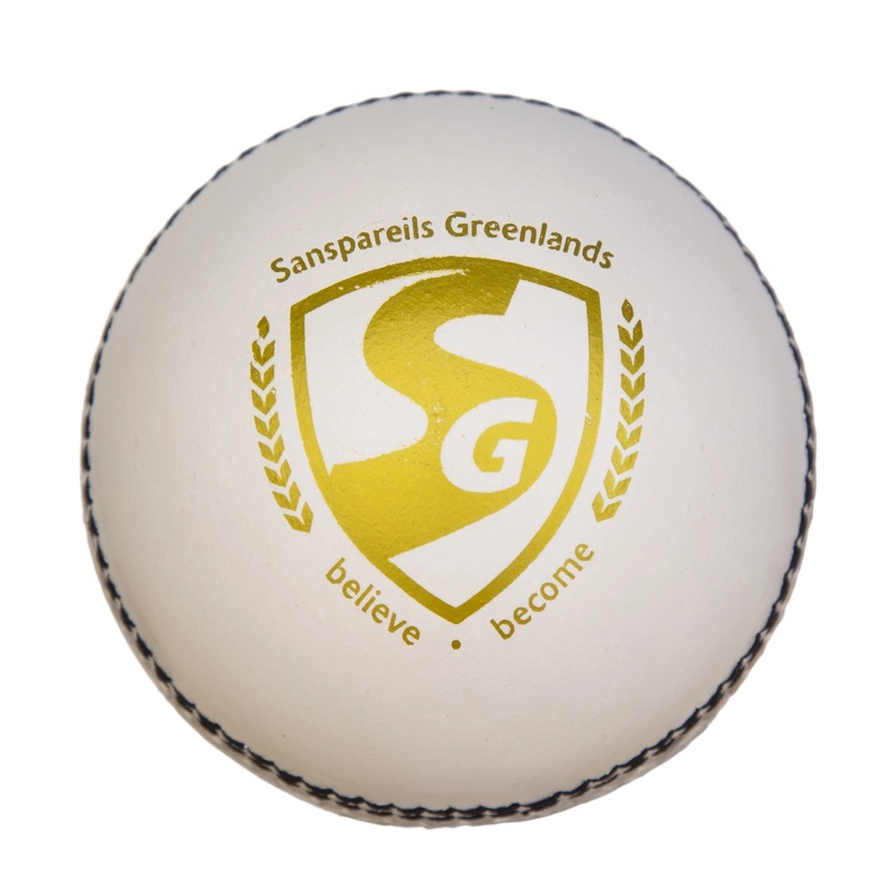 SG Test White Premium Quality Four- Piece Water Proof Cricket Leather Ball