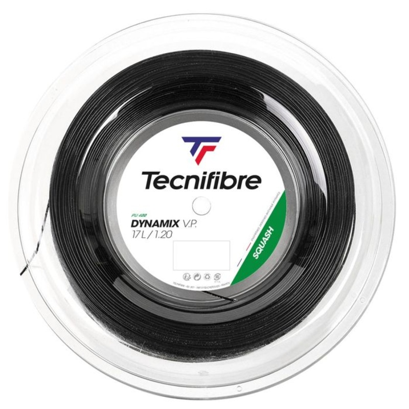 Tecnifibre Dynamix VP 17L Squash String Reel – Black | Kibi Sports