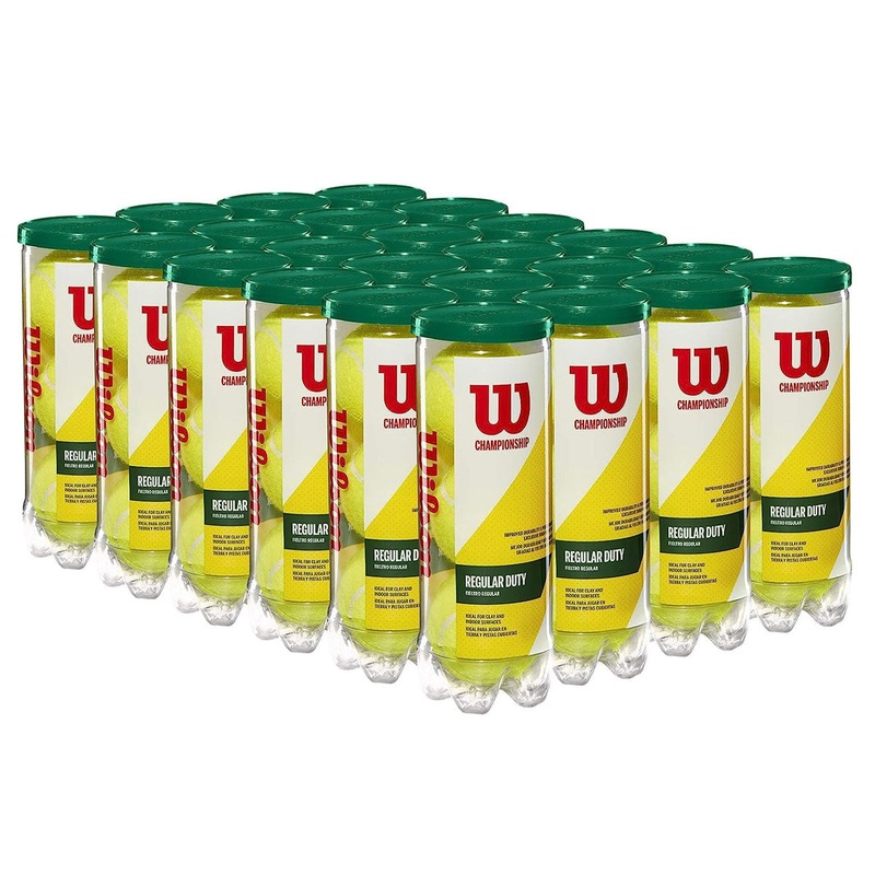 Wilson Championship Regular Duty Tennis Balls – 24 Can Case