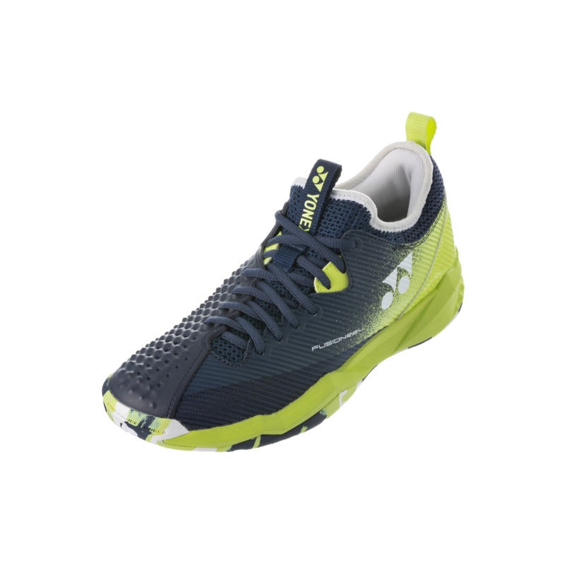 Yonex Power Cushion Fusionrev 4 Tennis Shoes [Lime/Navy]