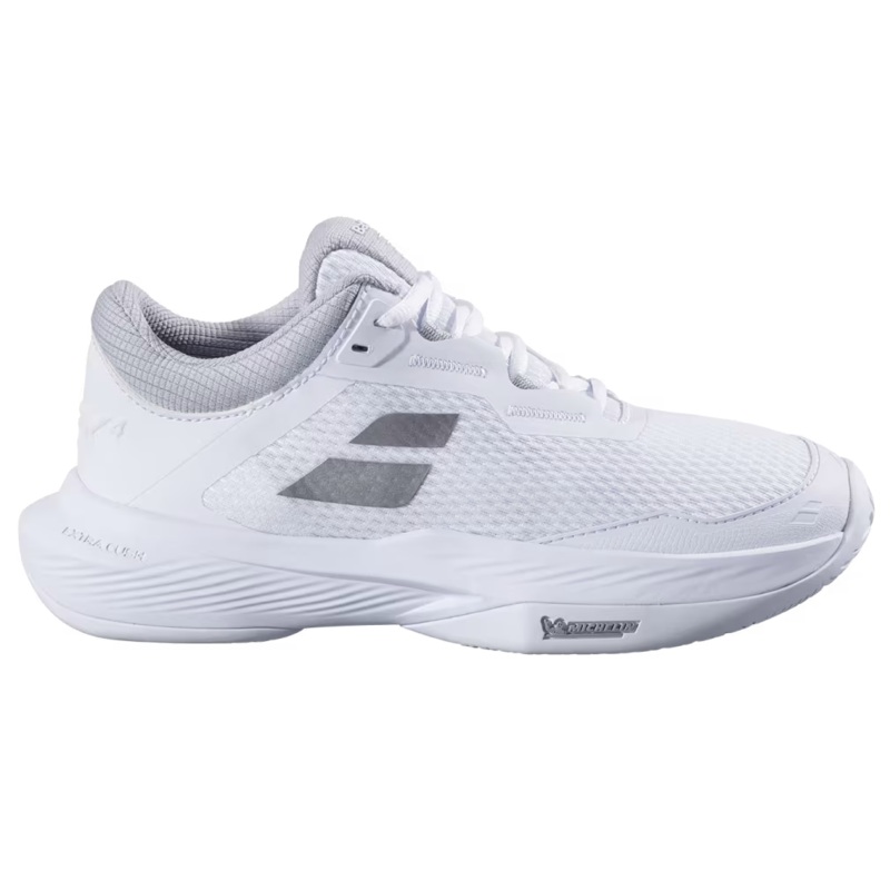 Babolat SFX 4 All Court Womens Tennis Shoe – White/Grey