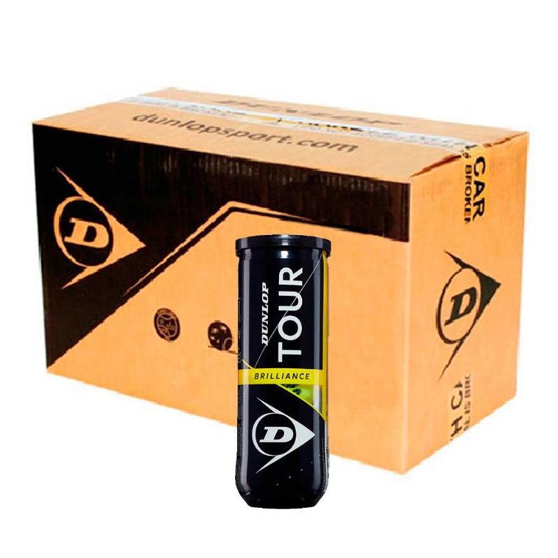Cajon 72 Pelotas – 24 Botes de 3 uds – Dunlop Tour Brillance