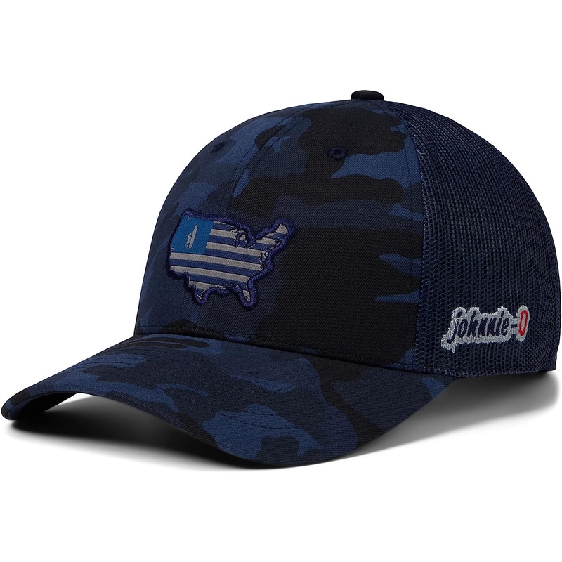 Johnnie-O Flagler Camo Mesh Trucker Hat Camo