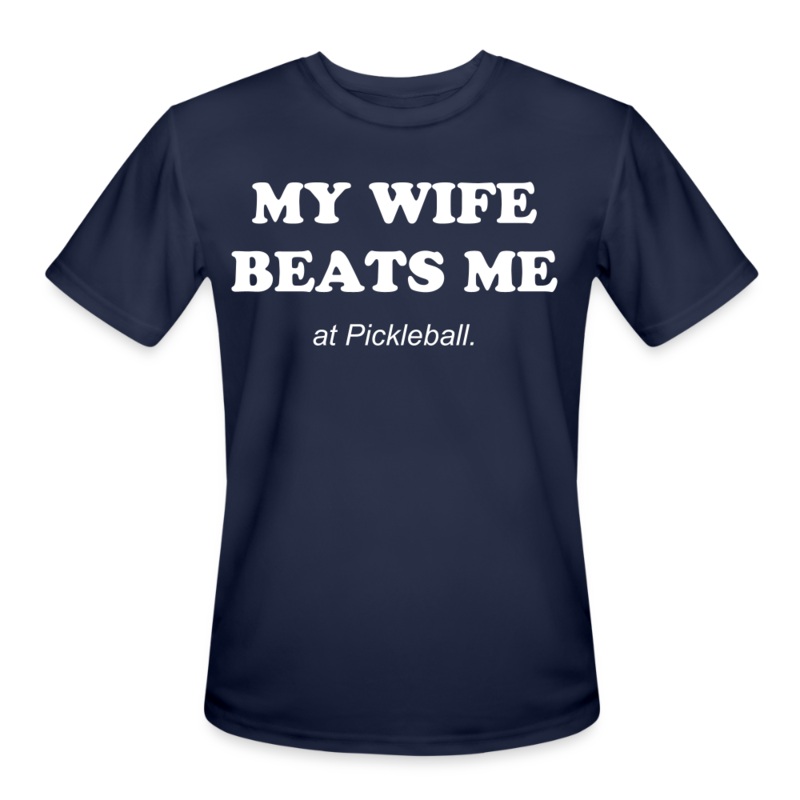 Men’s My Wife Beats Me  – Performance T-Shirt