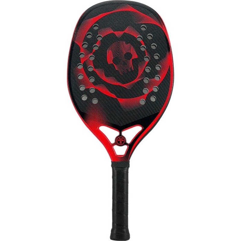 Turquoise BLACK DEATH RED 10.3 2022 Professional Beach Tennis Paddle